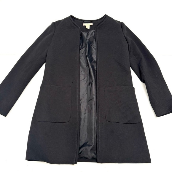H&M black coat size 4 - Picture 1 of 8